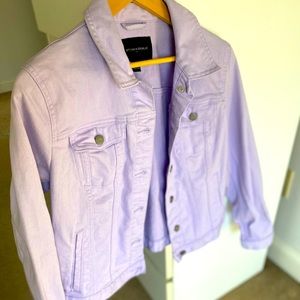Banana Republic Lilac denim jacket size M